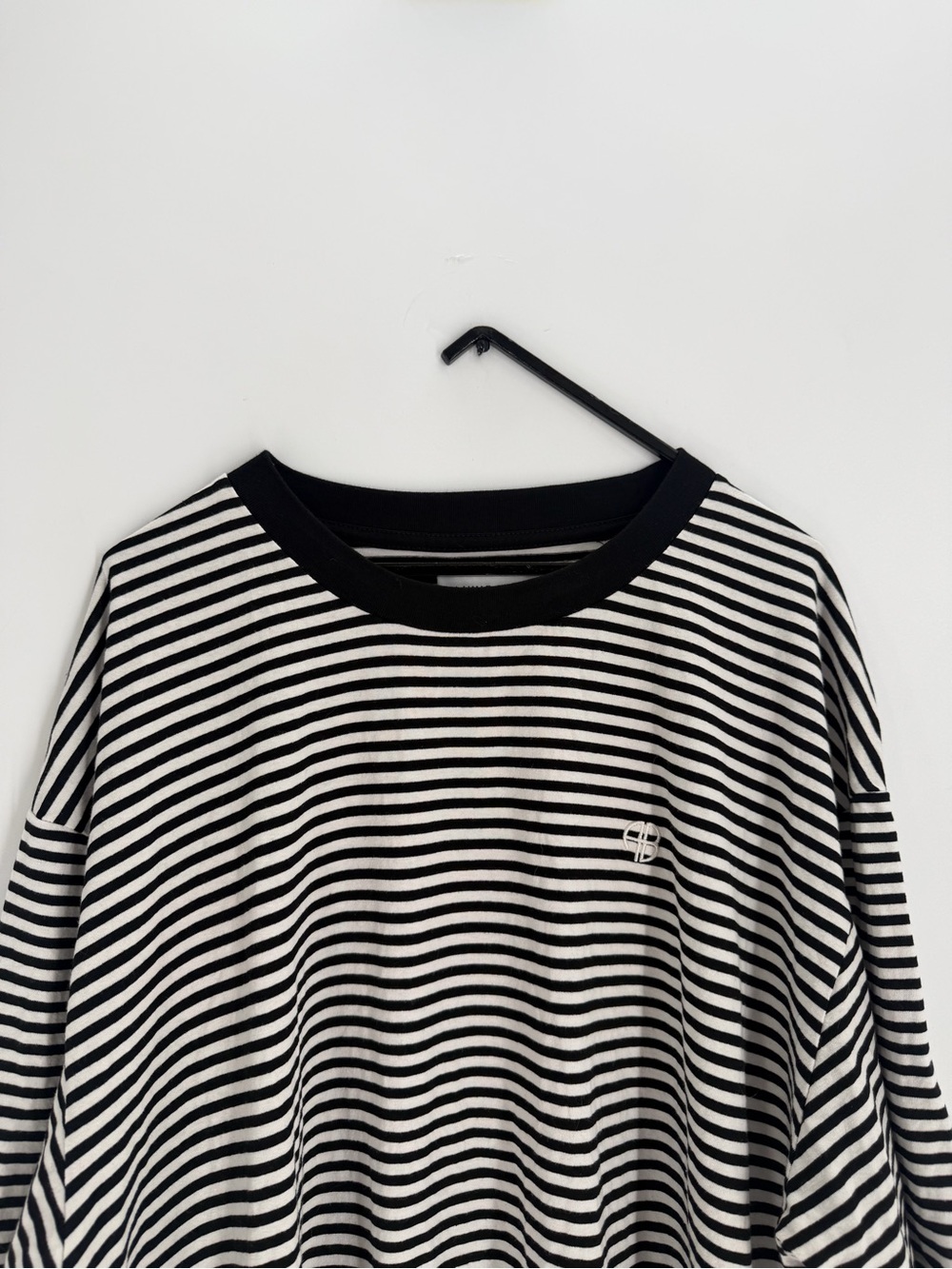 Anine Bing Bo Stripe Short Sleeve Crewneck Tee